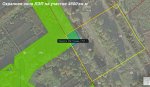 Охранная зона ЛЭП на ЗУ 4500 кв.м